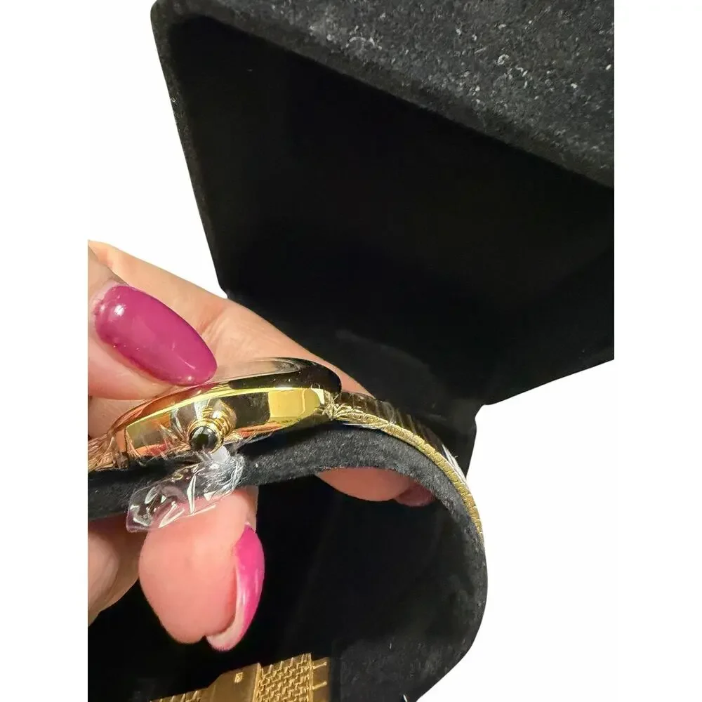 NWOT Heaven Mayhem Gold Tone Oval Watch